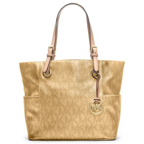 michael kors gold purses|Michael Kors gold purse large.